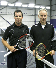 John McEnroe and Jason Saunders